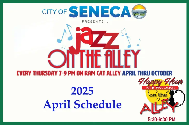 Jazz On The Alley - 2025 April Schedule