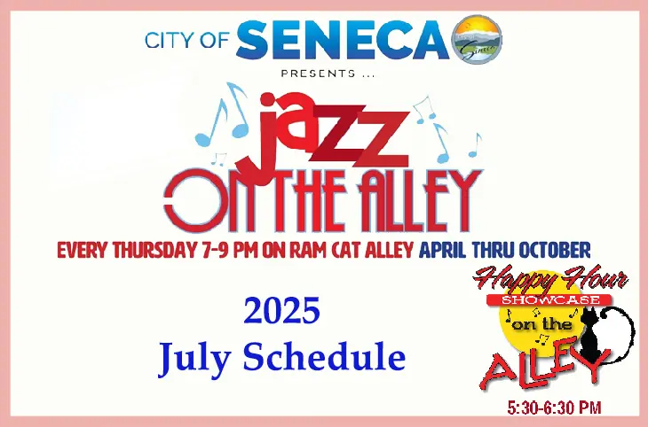Jazz On The Alley - 2025 July Schedule
