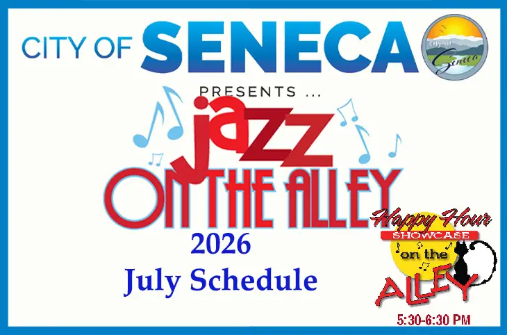 Jazz On The Alley - 2026 July Schedule